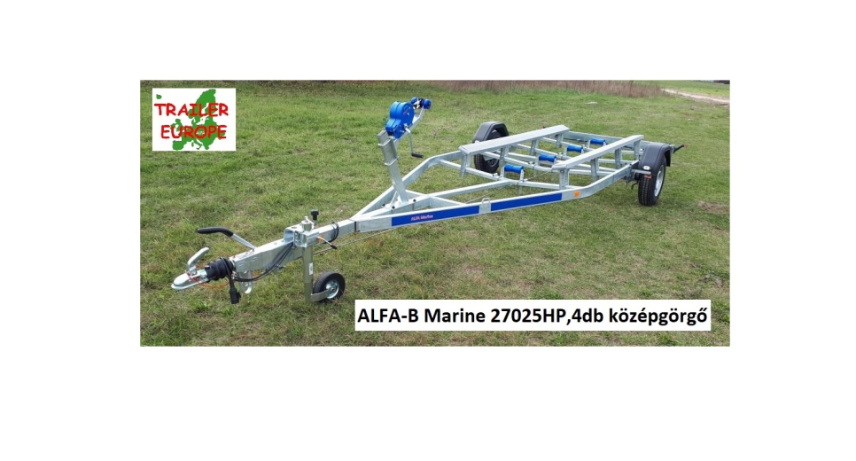 ALFA-B Marine 27025HP.A és ALFA-B Marine 27025HG.A egytengelyes,fékes csónakszállitó analóg világítással ALFA-B Marine 27025HP.A és ALFA-B Marine 27025HG.A egytengelyes,fékes csónakszállitó analóg világítással